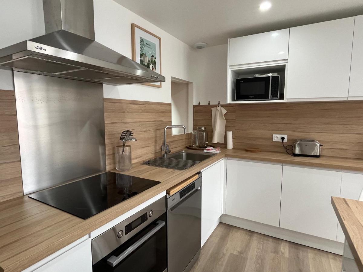 Bella, Joli Appt Renove Dans Le Bourg Apartment Ouistreham Bagian luar foto