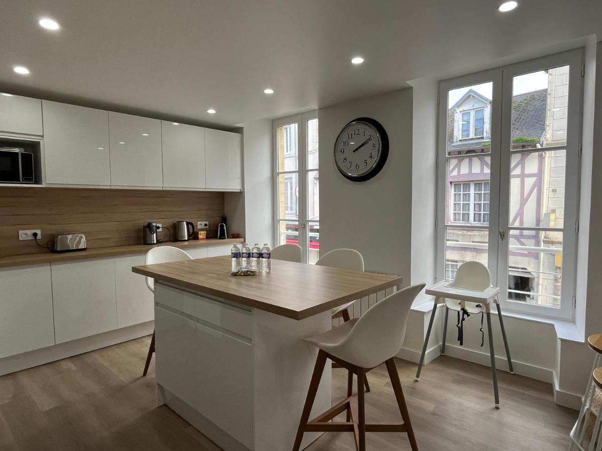 Bella, Joli Appt Renove Dans Le Bourg Apartment Ouistreham Bagian luar foto