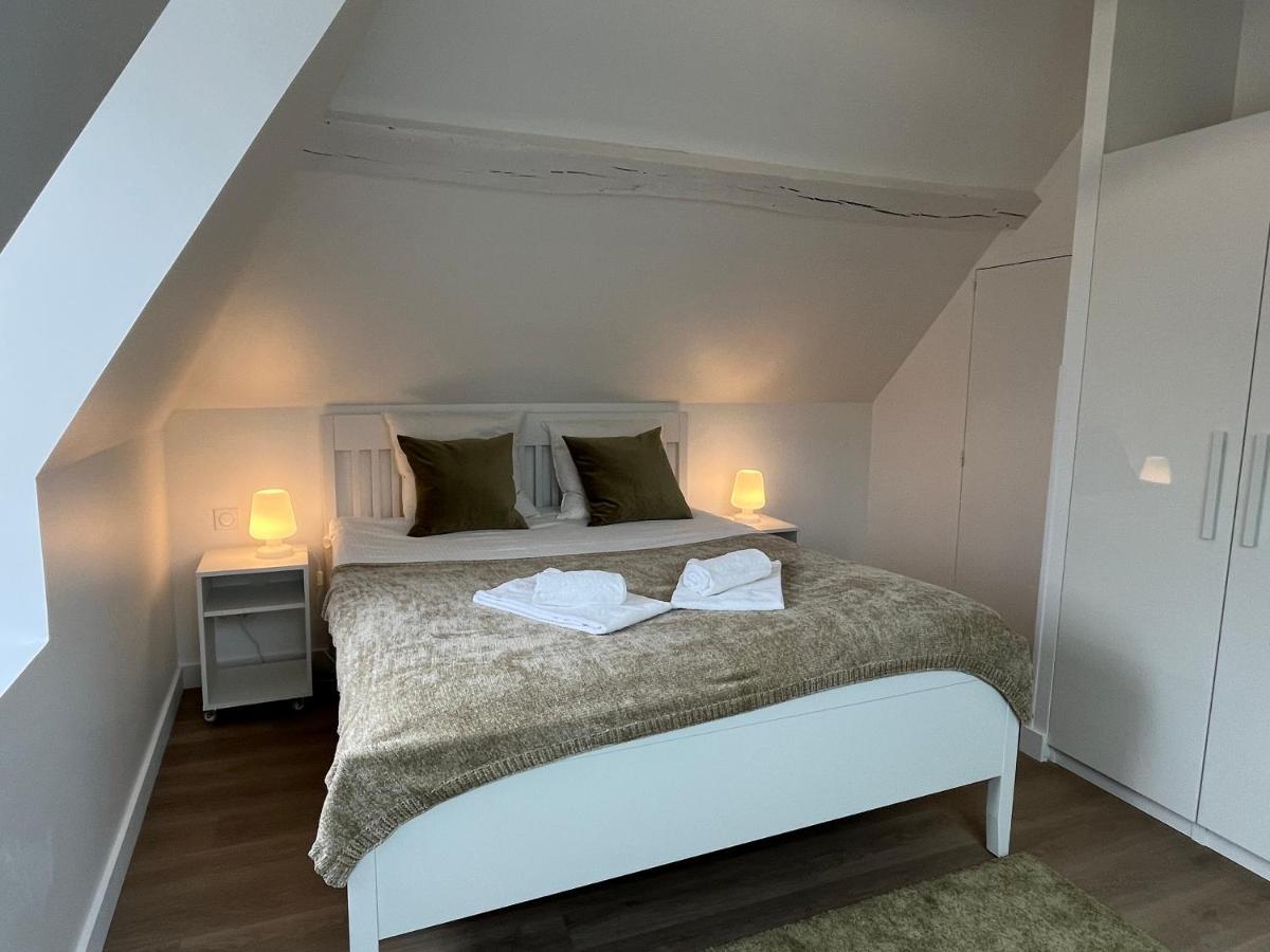 Bella, Joli Appt Renove Dans Le Bourg Apartment Ouistreham Bagian luar foto