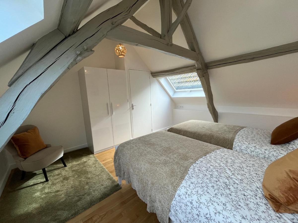 Bella, Joli Appt Renove Dans Le Bourg Apartment Ouistreham Bagian luar foto